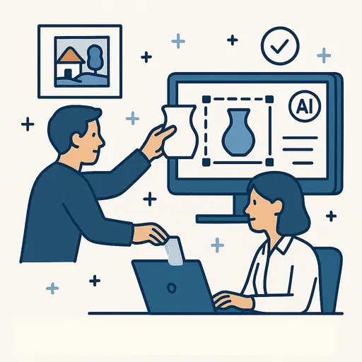 two people with a laptop